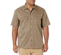 Dickies Work Shirt Short Sleeved, Camicia da lavoro Uomo, Beige (Khaki Kh), XXL
