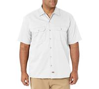 Dickies Work Shirt Short Sleeved, Camicia da lavoro Uomo, Bianco (White Wh), M