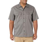 Dickies Work Shirt Short Sleeved, Camicia da lavoro Uomo, Grigio (Silver Grey Sv), S