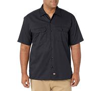 Dickies Work Shirt Short Sleeved, Camicia da lavoro Uomo, Nero (Black), S