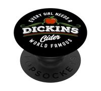 Dickins Sidro famoso in tutto il mondo per tutti i tuoi cari divertente PopSockets PopGrip Adesivo