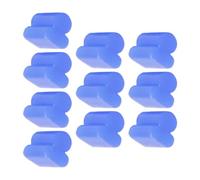 Dickly 10 Pezzi Corna Tamponi in Gomma Buffer Arresto Valvole Rotanti Corna Pistone Accessori Pezzi di Ricambio per Tuba Tromba, Blu da 4 mm