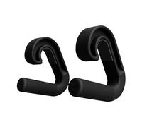 Dickly 2 pezzi Double D Maniglia per canottaggio accessori per palestre, cinghie di resistenza antiscivolo, impugnatura neutra per barre di trazione, allenamento schiena, bilancieri, supporto per cavo