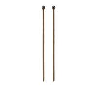 Dickly 2 pezzi Glockenspiel Mallet Xilofono Mallet Glockenspiel Sticks Bacchette vibrafono per suonatori di marimba Xilofono a percussione, testa lunga e rotonda