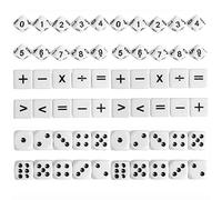 Dickly 30x Dadi Matematici Numero di Dadi Divisione di Moltiplicazione Assistente Operativo