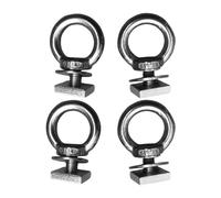 Dickly 4 pezzi Mount Tie Down Anchor o Heavy Duty Eye Bolt Tie Down Anelli per portapacchi Corde Tenere Bungee Cord