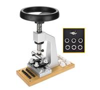 Dickly Apriscatole per orologi Strumenti per orologiai Accessori Set Apriscatole per fondello orologio Strumenti per orologi compatti con kit da 6 matrici