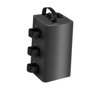 Dickly BASSAGGIO Basso di Acqua Peso Peso Acqua Piegatura Facile da Usare Sacca Sacchetto di Sabbia per Prato Sportivo per Esterni Spiaggia del Cortile, 10 L, Nero