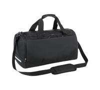 Dickly Borsa da viaggio Borsa da notte impermeabile con scomparto per scarpe Borsa da viaggio multiuso Borsa porta abiti per allenamento sportivo in viaggio, Nero