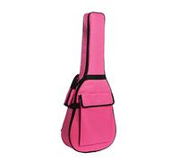 Dickly Borsa per Chitarra Stabile E Impermeabile con Cerniera a Doppio Strato Tira per Chitarra Classica Acustica, 41 Pollici Rosa