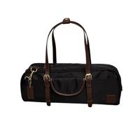 Dickly Borsa per flauto con manico robusta per 16 fori 17 fori borsa di protezione per flauto custodia per flauto per prove di concerti viaggi, Nero