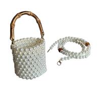 Dickly Borsa per Sacchetto per per per Feste per Shopping per Lo Shopping Date All'aperto, Bianco