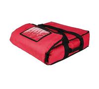 Dickly Borsa Termica per Pizza,Borsa Frigo Pieghevole Portatile,Borsa Porta Pranzo Impermeabile,Borsa di Consegna,Lunch Box Termico per la Consegna del Cibo,Pizza da asporto, Rosso 50x50x16cm