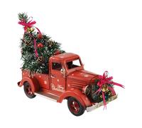 Dickly Camion retrò di Natale, Oggetto Fotografico per camioncino della Fattoria, Ornamento Decorativo retrò per Camion di Artigianato Antico per Tavolo da