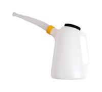 Dickly Caraffa graduata per olio Motori Distributore di olio con coperchio Caraffa per olio per auto Contenitore per olio 5L Distributore di olio per auto