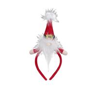 Dickly Cerchietto natalizio, grazioso cerchietto per capelli natalizio per compleanno, spettacolo di Natale, Vecchio Senza Volto