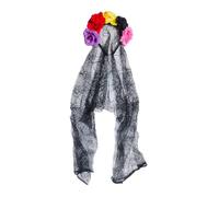 Dickly Copricapo da sposa di Halloween, velo, copricapo per capelli per spettacoli teatrali, giochi di ruolo