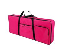 Dickly Custodia per tastiera a 61 tasti, custodia protettiva universale per tastiera, custodia per tastiera per pianoforte elettrico, per viaggi all'aperto, Rosa Rossa
