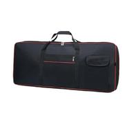 Dickly Custodia per tastiera elettronica a 61 tasti con 2 tasche protettive, traspiranti, robuste, antipolvere, portatili, regolabili, 102x44x15 cm