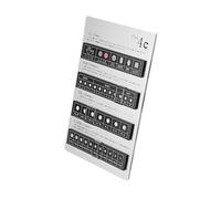 Dickly Diamond Classing Board Insegnamento PROP SCEED Identificazione Diamond Spiegazione Prop per la valutazione di riferimento Pratica, Argento