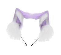 Dickly Fascia Festiva per Travestimenti Divertenti, Bianco Viola