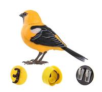 Dickly Giocattolo Elettronico per Uccelli Parrocchetto Gabbia per Pappagalli Giocattolo Elettrico per Uccelli Che Cantano E Cinguettano, Oriole, Taglia unica