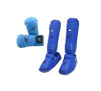 Dickly Karate Sparring Gear Set Guanti Parastinchi Forniture Allenamento Guanti da Pugno Protettivi Scarpe da Karate per MMA Taekwondo Palestra Casa, m