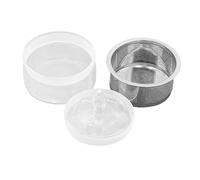 Dickly Kit di riparazione per orologi Pentola per la pulizia del movimento dell'orologio con tazza per olio multifunzionale in acciaio inossidabile