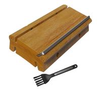 Dickly Lima per smussatura 'estremità dei tasti 3/23/35/90°, set di lime per l'estremità dei tasti della chitarra e del basso, strumenti per liuteria