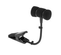 Dickly Microfono a collo d'oca Clip per microfono Microfono Clip per microfono senza microfono Antivento 19cm Sassofono, Erhu, Hulusi, Flauto Morsetto per, Clip per Sassofono
