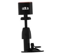 Dickly Mini Drum Pad per esercizi, Drum Pad silenzioso, accessori per percussioni, robusto, portatile, leggero, piccolo tamburo muto per principianti, Nero