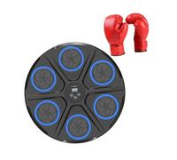 Dickly Music Boxing Machine Reaction Target Wall Mount Bambini Adulti Music Boxing Target per l'esercizio Kickboxing, Guanti per Adulti