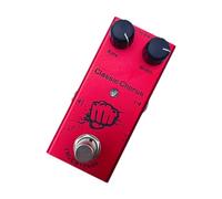 Dickly Pedale per chitarra elettrica, accessori professionali, pedale effetti per strumenti musicali stereo in metallo DC 9V True per palco, Coro