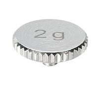 Dickly Peso Conchiglia per Parti di Ricambio del Giradischi LP; Nuovo Modello, Argento 2g, 2g