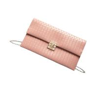 Dickly Pochette da donna Borsa da sera elegante per una serata fuori, una cena, un ballo di fine anno, Rosa
