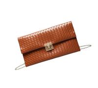 Dickly Pochette da donna Borsa da sera elegante per una serata fuori, una cena, un ballo di fine anno, Marrone