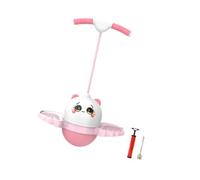 Dickly Pogo Jump Ball Jump Board Giocattolo per Salto in Alto Palla rimbalzante per Allenamento Assistente per l'allenamento del Corpo al Coperto Parco, Rosa