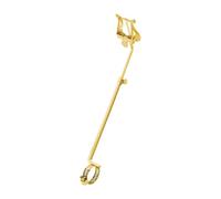 Dickly Porta del clarinetto Lyre, parte dello strumento musicale, supporto per strumenti metallici, lire di spartiti per clarinetto, per principiante della, 28x7x4.6 Cm