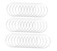 Dickly Rondelle di Tenuta della Guarnizione del Vetro dell'orologio Guarnizione Bianca O in Gomma dell'orologio Rotondo da 1,0 mm a 1,2 mm, 31 Pezzi 25-40 mm