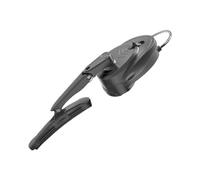 Dickly Tergicristallo per casco da moto Forma curva ricaricabile tramite USB, Tergicristallo per parabrezza elettrico universale da 5 V 2 W impermeabile