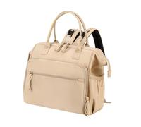 Dickly Tote bag per pannolini per pannolini per pannolino per pannolini mommy tote, multifunzionale zaino multiplo per palestra di uscita, Beige