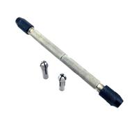 Dickly Trapano a mano con morsa a perno, strumento per la riparazione di orologi, robusta morsa a mano per orologio, trapano a lancetta in metallo, Rotazione Doppia