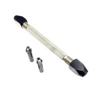 Dickly Trapano a mano con morsa a perno, strumento per la riparazione di orologi, robusta morsa a mano per orologio, trapano a lancetta in metallo, Testa Quadrata