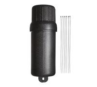 Dickly Tubo porta attrezzi per moto Universale facile da installare Organizer impermeabile Porta documenti Accessorio per motociclista Tubo portaoggetti per, grande