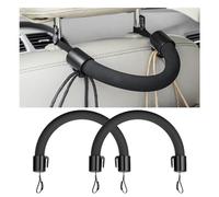 Dickno 2 maniglie per poggiatesta auto, braccioli per sedile posteriore passeggero, maniglia universale per sedile posteriore, accessori per anziani e bambini