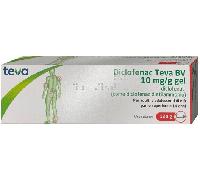Diclofenac Teva Gel Antinfiammatorio 10 mg/g 120 g