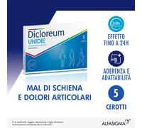 Dicloreum Unidie Cerotti Antinfiammatori per Dolore 5 Cerotti 136mg