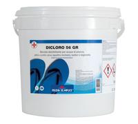 Dicloro 56 Granulare Kg.10 Lapi Cloro In Polvere Per Piscina Trattamento Acqua