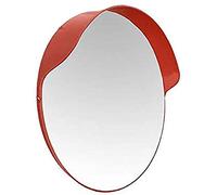 Dicoal Specchio Convesso per Uscita Parcheggio - Facile Installazione - per Aumentare la visibilità - Include Ancoraggi Universali - Distanza di visibilità di 5 m - Colore Arancione - Diametro 45cm