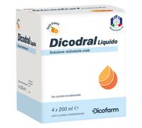 Dicodral Liquido - Soluzione Reidratante Orale - 4 brick da 200 ml ciascuno